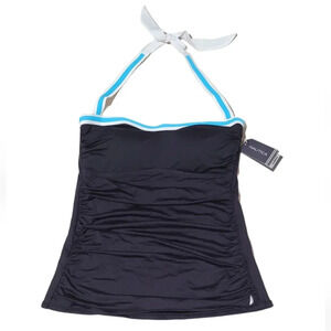 Nautica ruched halter swim top